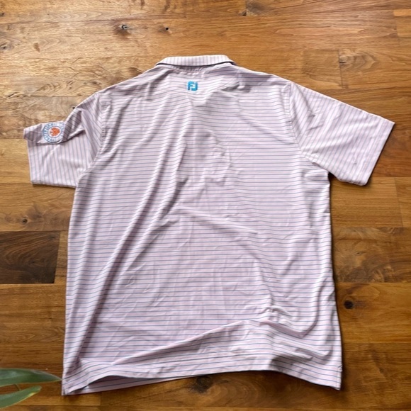 FootJoy FJ Athletic Fit Golf Polo Shirt Crest Invitational Oaktree Golf - Picture 2 of 7